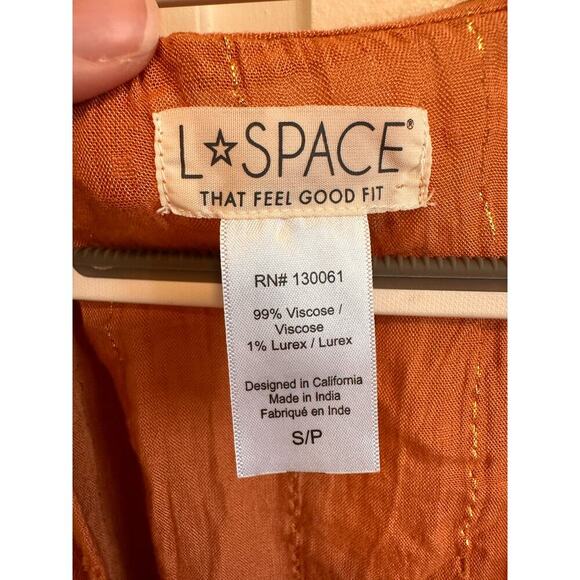 LSpace Stay Golden Dress Size Small - Picture 6 of 6